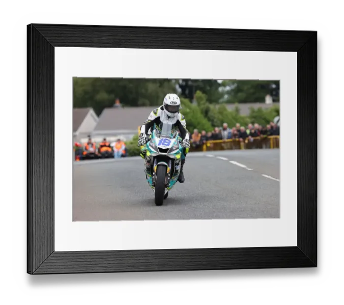 Framed Print : Michael Evans (Yamaha) 2022 Supersport TT Framed Print : Michael Evans (Yamaha) 2022 Supersport TT