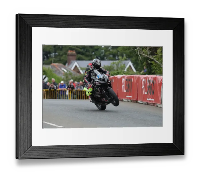 Framed Print : Brian McCormack (Triumph) 2022 Supersport TT Framed Print : Brian McCormack (Triumph) 2022 Supersport TT