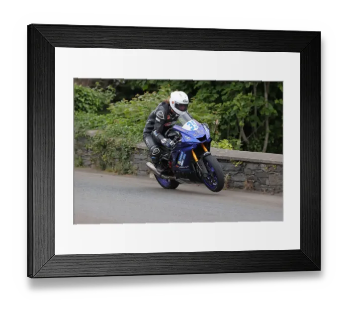 Framed Print : Matt Stevenson (Yamaha) 2022 Supersport TT Framed Print : Matt Stevenson (Yamaha) 2022 Supersport TT