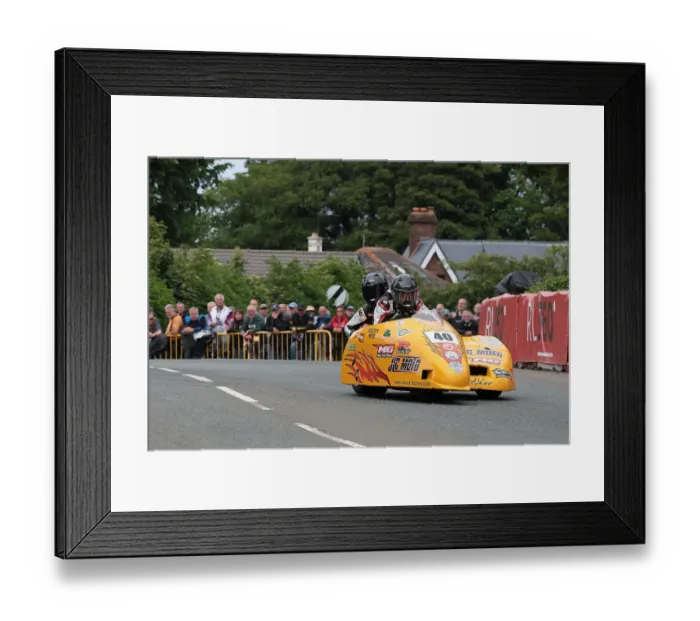 Framed Print : Goulven Crochemore & Marlene Labulez (Shelbourne Suzuki) Sidecar TT Framed Print : Goulven Crochemore & Marlene Labulez (Shelbourne Suzuki) Sidecar TT