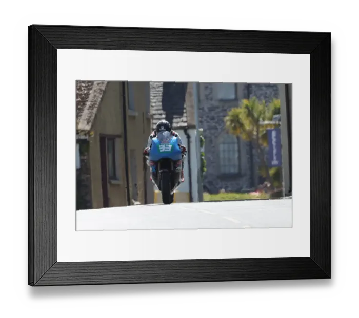 Framed Print : Xavier Denis (Kawasaki) 2022 Supertwin TT Framed Print : Xavier Denis (Kawasaki) 2022 Supertwin TT