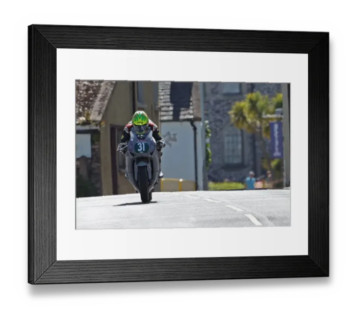 Framed Print : Timothee Monot (Aprilia) 2022 Supertwin TT Framed Print : Timothee Monot (Aprilia) 2022 Supertwin TT