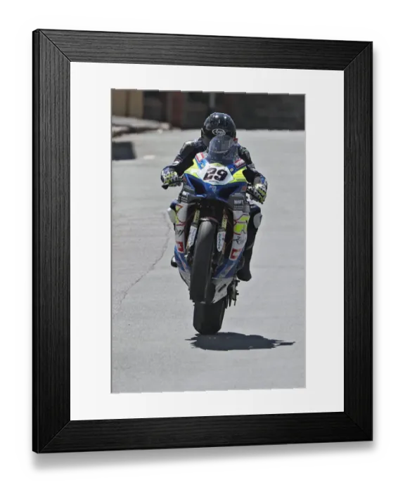 Framed Print : Mike Browne (Suzuki) 2022 Senior TT Framed Print : Mike Browne (Suzuki) 2022 Senior TT