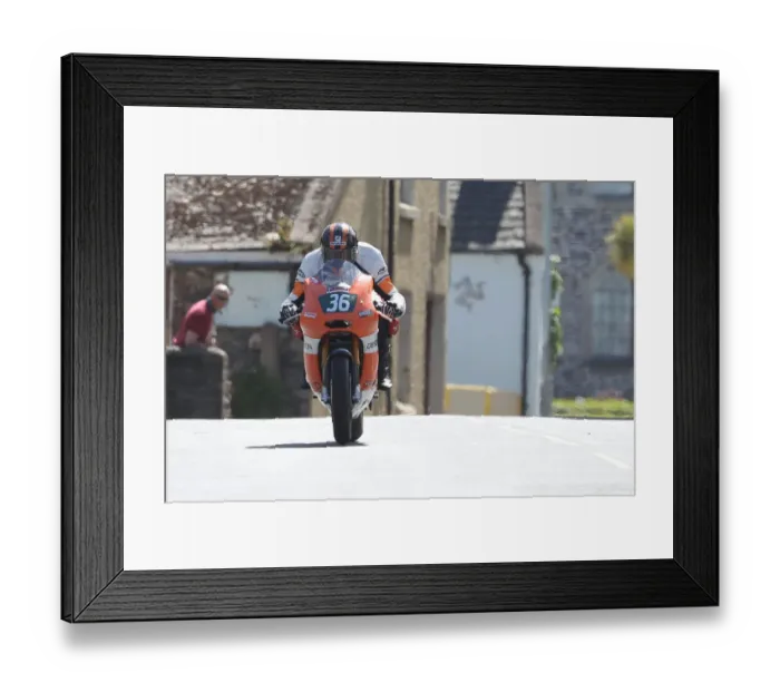 Framed Print : Dave Hewson (Aprilia) 2022 Supertwin TT Framed Print : Dave Hewson (Aprilia) 2022 Supertwin TT
