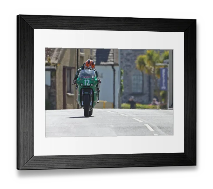 Framed Print : James Hind (Paton) 2022 Supertwin TT