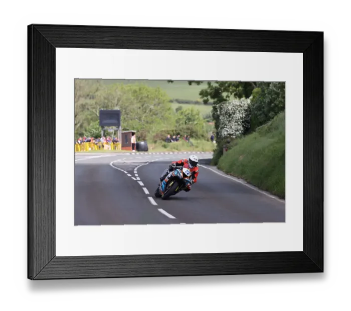 Framed Print : Chris Sabora (Kawasaki) 2022 Supersport TT Framed Print : Chris Sabora (Kawasaki) 2022 Supersport TT