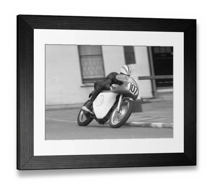 Framed Print : Ron Chandler (AJS) 1963 Junior Manx Grand Prix Framed Print : Ron Chandler (AJS) 1963 Junior Manx Grand Prix