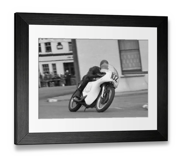 Framed Print : John Cooper (Norton) 1963 Junior Manx Grand Prix Framed Print : John Cooper (Norton) 1963 Junior Manx Grand Prix