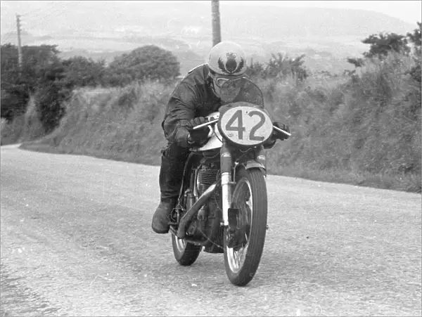Jimmy Buchan (Norton) 1955 Senior Manx Grand Prix