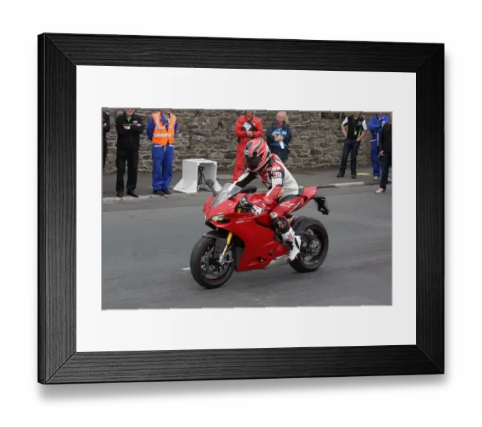 Framed Print : Randy Mamola (Ducati) 2012 TT Parade Lap Framed Print : Randy Mamola (Ducati) 2012 TT Parade Lap