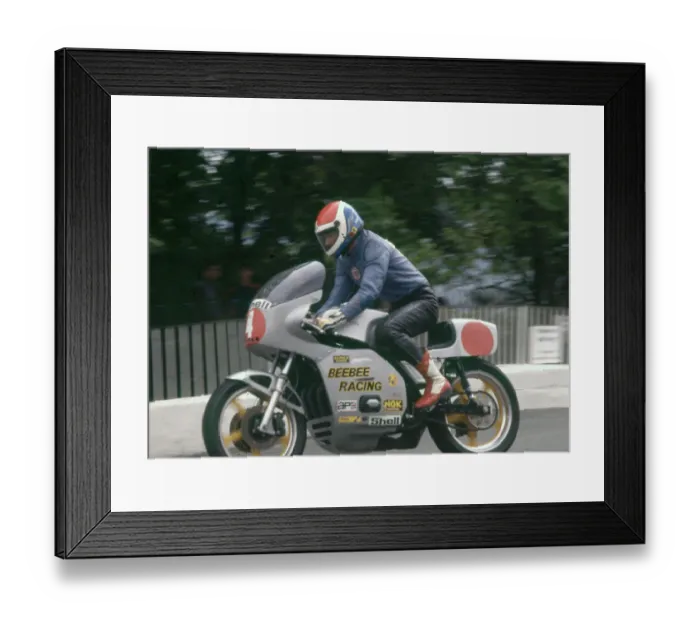 Framed Print : Malcom Lucas (Honda) 1983 Formula One TT Framed Print : Malcom Lucas (Honda) 1983 Formula One TT