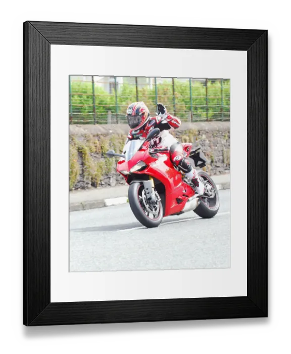 Framed Print : Randy Mamola (Ducati) 2012 Parade Lap Framed Print : Randy Mamola (Ducati) 2012 Parade Lap