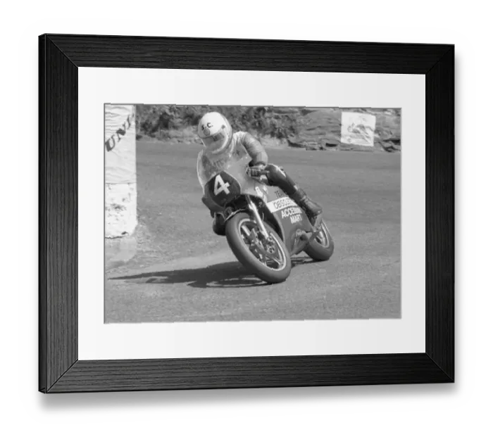 Framed Print : Steve Cull (Ducati) 1983 Formula Two TT Framed Print : Steve Cull (Ducati) 1983 Formula Two TT