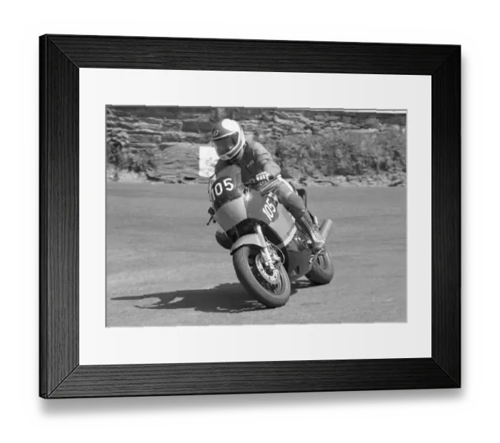 Framed Print : Gerd Bilger (Kawasaki) 1983 Formula Two TT Framed Print : Gerd Bilger (Kawasaki) 1983 Formula Two TT