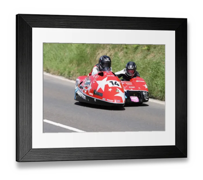 Framed Print : Estelle LeBlond & Clement Carre (Suzuki SGR) 2022 Sidecar TT Framed Print : Estelle LeBlond & Clement Carre (Suzuki SGR) 2022 Sidecar TT