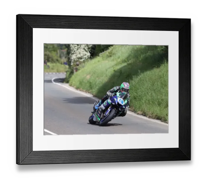 Framed Print : Michael Sweeney (Yamaha) 2022 Supersport TT Framed Print : Michael Sweeney (Yamaha) 2022 Supersport TT