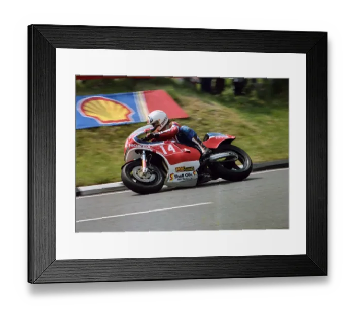 Framed Print : Ron Haslam (Honda) 1982 Formula One TT Framed Print : Ron Haslam (Honda) 1982 Formula One TT