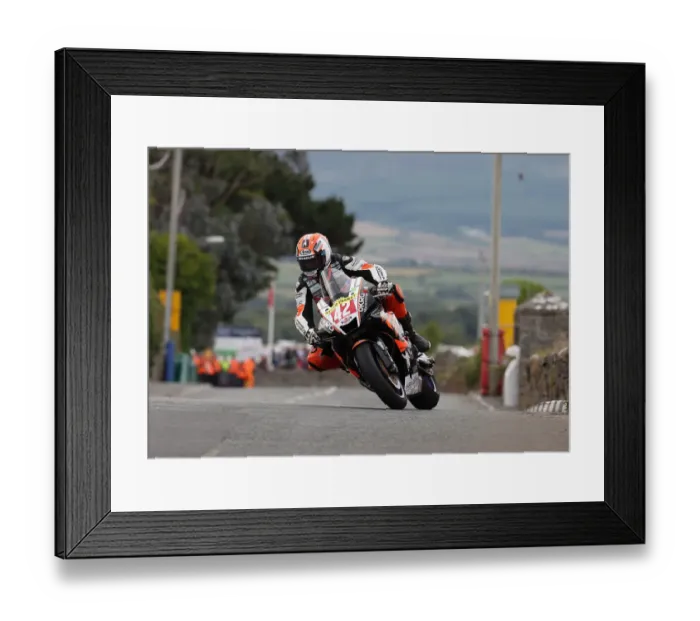 Framed Print : Richard Charlton (Yamaha) 2022 Southern 100 Framed Print : Richard Charlton (Yamaha) 2022 Southern 100