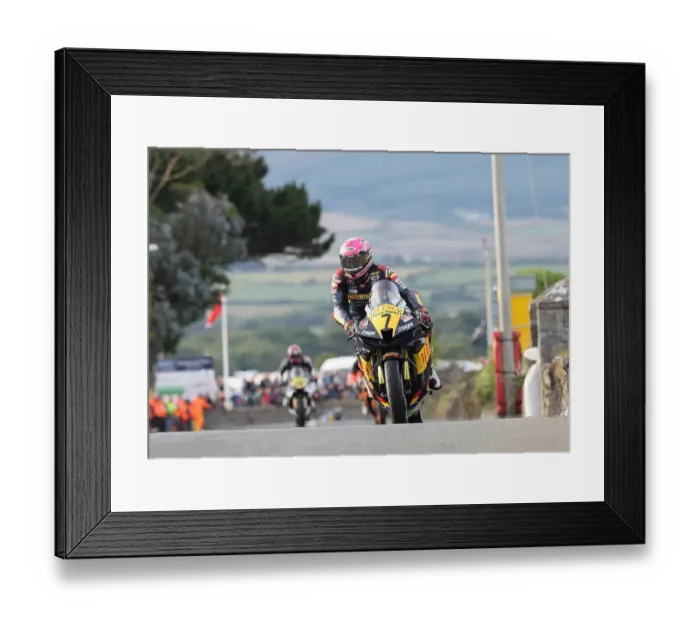 Framed Print : Davey Todd (Honda) 2022 Southern 100