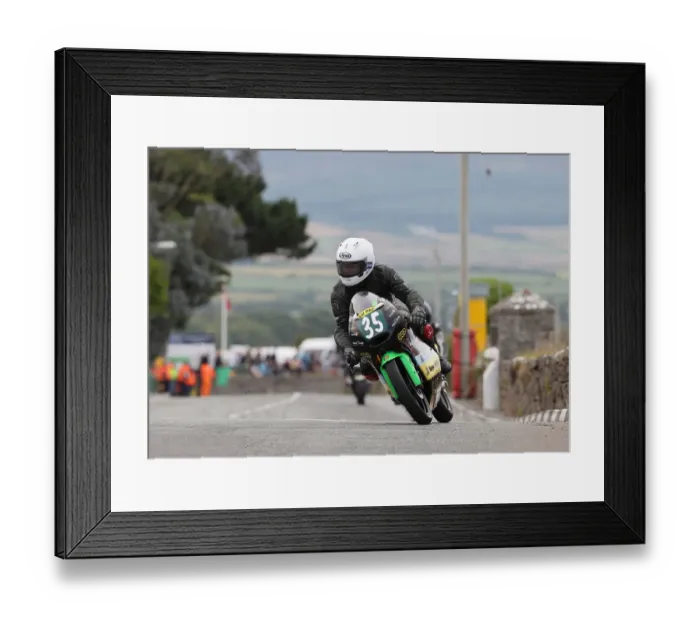 Framed Print : Adrian Skaife (FTR Moto 3) 2022 Southern 100 Framed Print : Adrian Skaife (FTR Moto 3) 2022 Southern 100