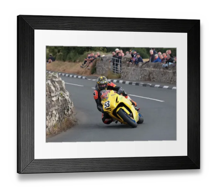 Framed Print : Colin Croft (Suzuki) 2022 Southern 100 Framed Print : Colin Croft (Suzuki) 2022 Southern 100