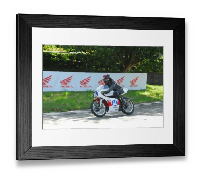 Framed Print : Michael Hibberd (Yamaha) 2016 Manx Grand Prix Parade Lap Framed Print : Michael Hibberd (Yamaha) 2016 Manx Grand Prix Parade Lap