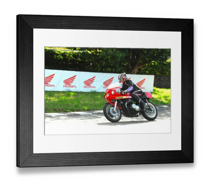 Framed Print : Barry Clay (Darvill Spondon Honda) 2016 TT Parade Lap Framed Print : Barry Clay (Darvill Spondon Honda) 2016 TT Parade Lap