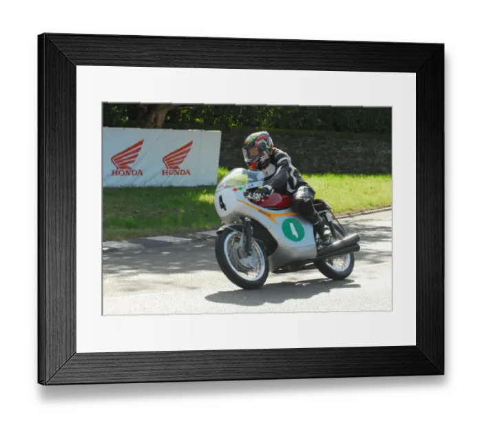 Framed Print : Billy Bamber (Honda) 2016 TT Parade Lap Framed Print : Billy Bamber (Honda) 2016 TT Parade Lap