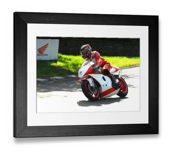 Framed Print : Danid Kariewski (Honda) 2016 TT Parade Lap Framed Print : Danid Kariewski (Honda) 2016 TT Parade Lap
