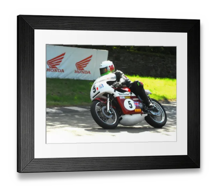Framed Print : Alex Sinclair (BSA) 2016 TT Parade Lap Framed Print : Alex Sinclair (BSA) 2016 TT Parade Lap