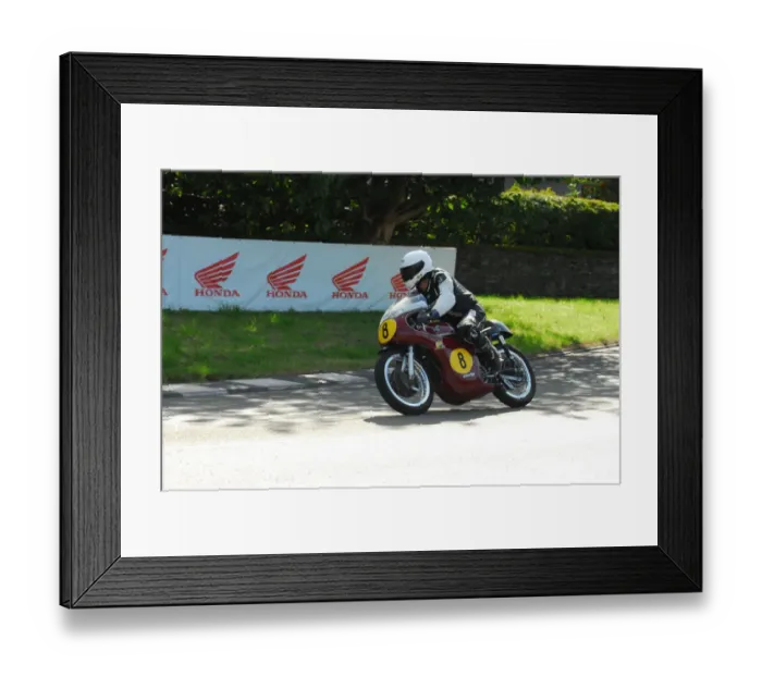 Framed Print : Jose Carlos Lorente (Matchless) 2016 TT Parade Lap