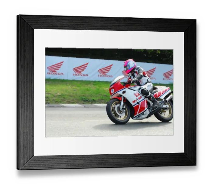Framed Print : Jimmy Napier (Yamaha) 2016 TT Parade Lap Framed Print : Jimmy Napier (Yamaha) 2016 TT Parade Lap