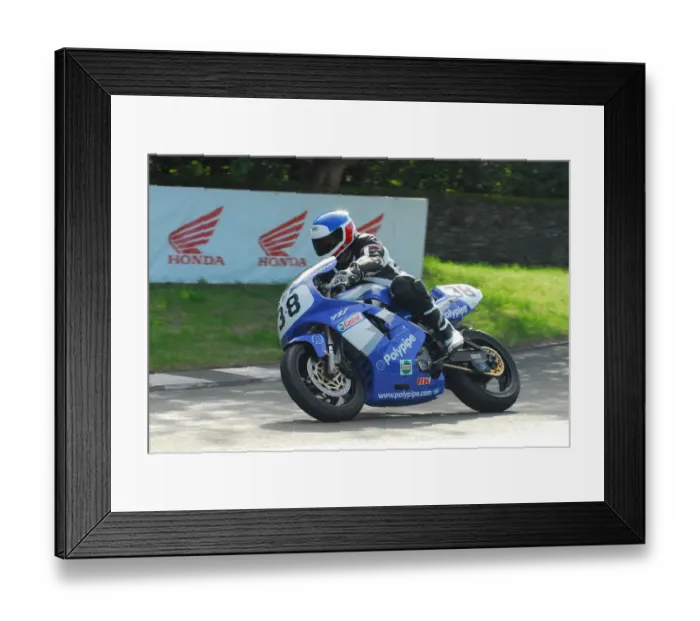 Framed Print : Danilo Saberi (Yamaha) 2016 TT Parade Lap Framed Print : Danilo Saberi (Yamaha) 2016 TT Parade Lap