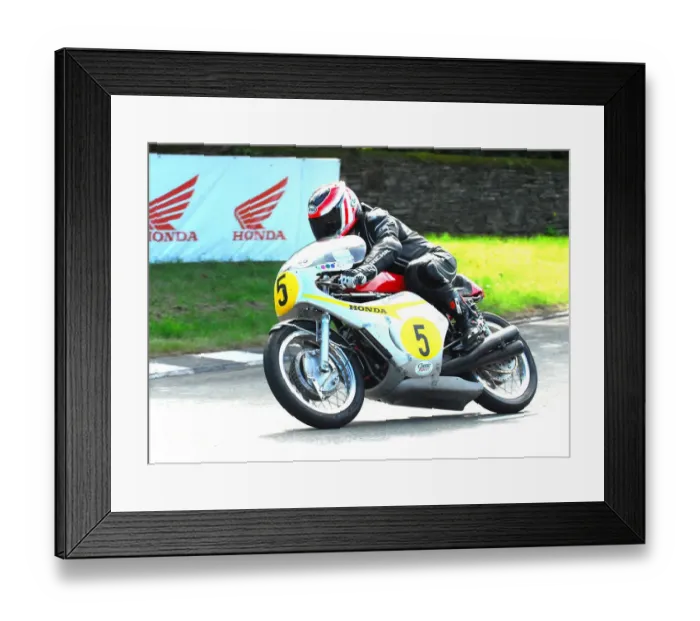 Framed Print : Robert Chapman (Honda) 2016 TT Parade Lap Framed Print : Robert Chapman (Honda) 2016 TT Parade Lap