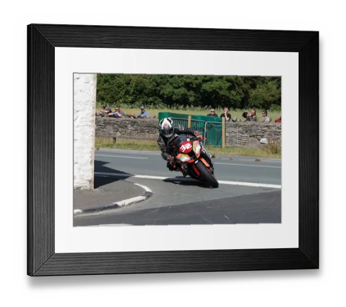 Framed Print : Richard Eglin (Kawasaki) 2022 Southern 100