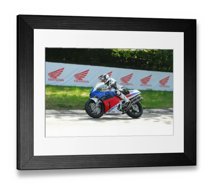 Framed Print : Tim Jones (Honda) 2016 TT Parade Lap Framed Print : Tim Jones (Honda) 2016 TT Parade Lap