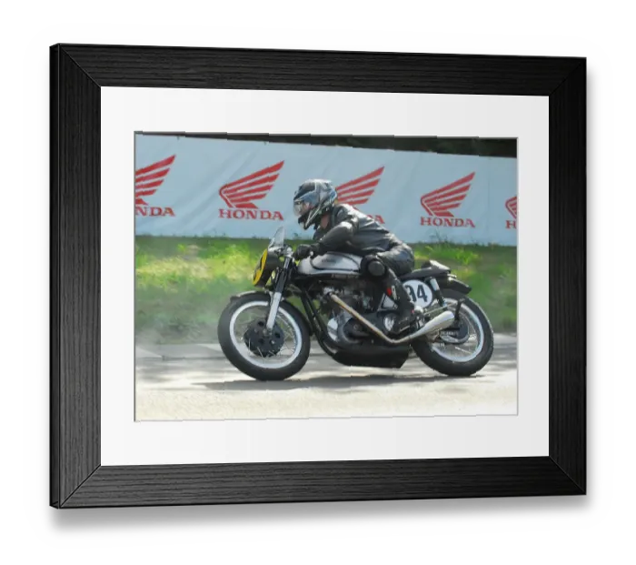 Framed Print : Jeffrey Lynn Rogers (Triton) 2016 TT Parade Lap Framed Print : Jeffrey Lynn Rogers (Triton) 2016 TT Parade Lap