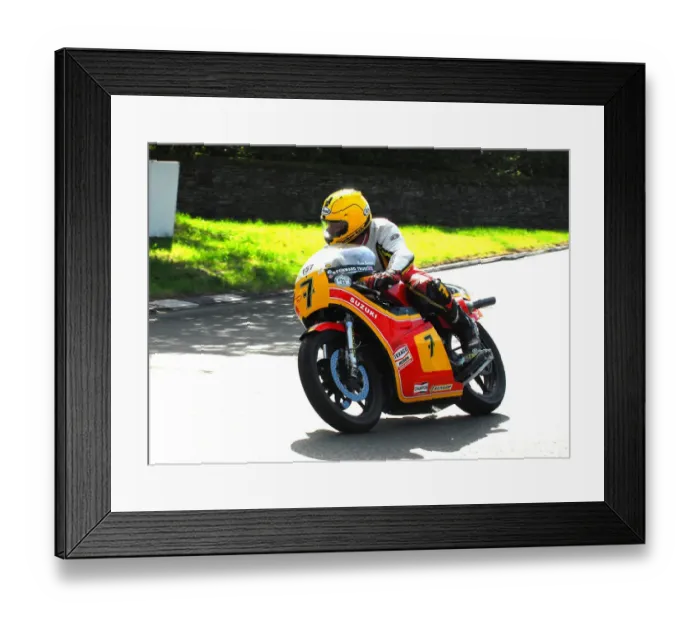 Framed Print : Stephen Bostock (Suzuki) 2016 TT Parade Lap Framed Print : Stephen Bostock (Suzuki) 2016 TT Parade Lap