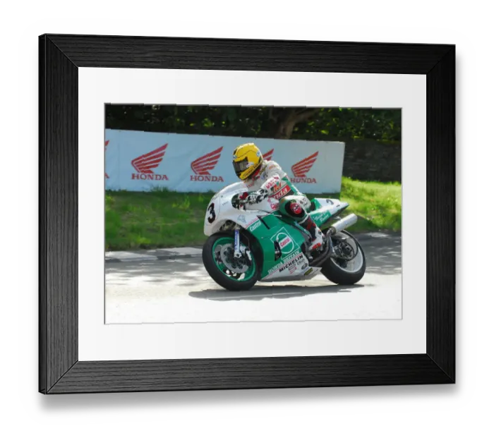 Framed Print : Paul Black (Honda) 2016 TT Parade Lap Framed Print : Paul Black (Honda) 2016 TT Parade Lap