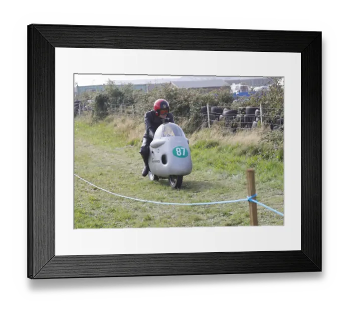 Framed Print : Sammy Miller (NSU) 2019 Jurby Day Framed Print : Sammy Miller (NSU) 2019 Jurby Day