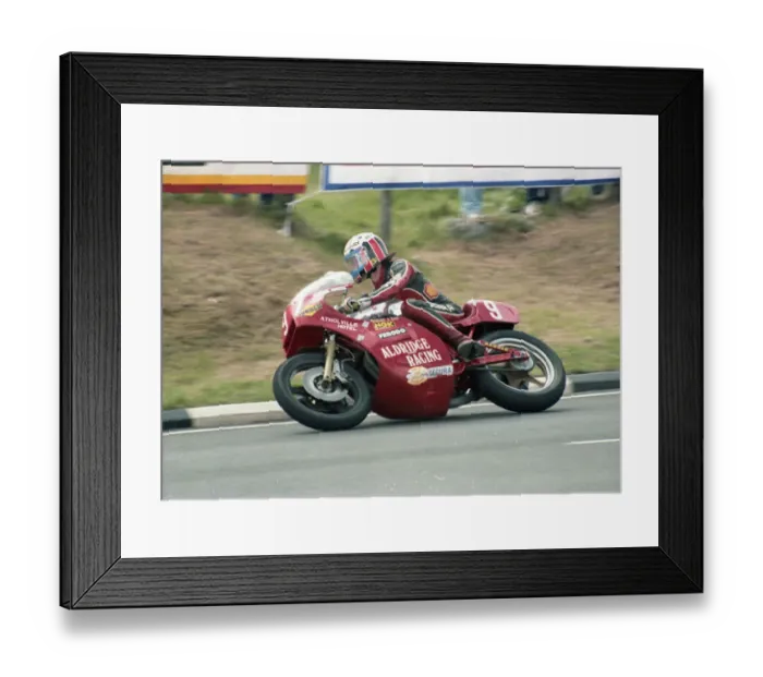 Framed Print : Bernard Murray (Kawasaki) 1983 Formula One TT Framed Print : Bernard Murray (Kawasaki) 1983 Formula One TT
