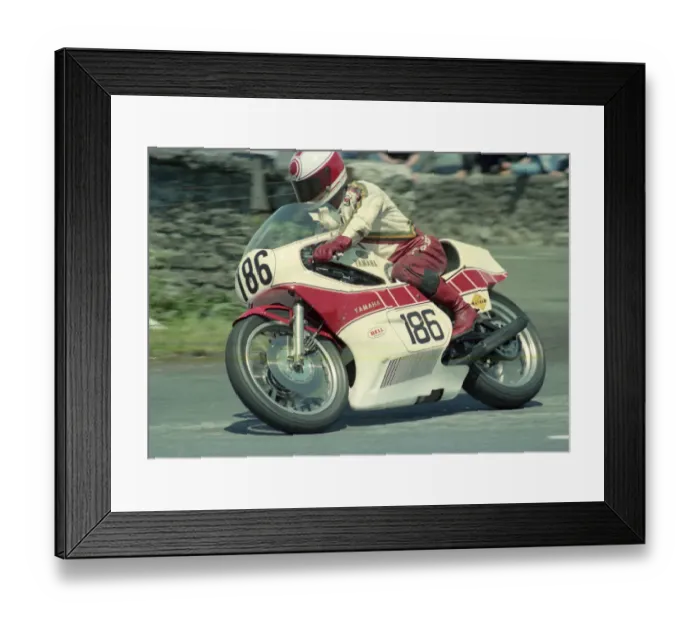 Framed Print : Tony Dickinson (Yamaha) 1980 Southern 100 Framed Print : Tony Dickinson (Yamaha) 1980 Southern 100