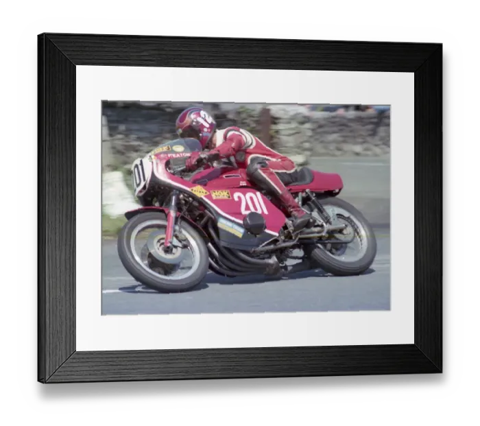 Framed Print : Peter Eaton (Rickman Kawasaki) 1980 Southern 100 Framed Print : Peter Eaton (Rickman Kawasaki) 1980 Southern 100