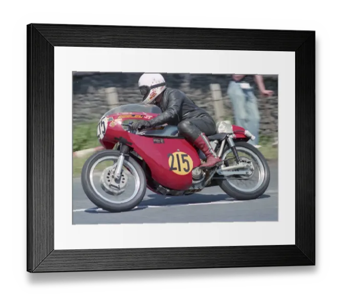 Framed Print : Bruce Vaughan (Seeley Triumph) 1980 Southern 100 Framed Print : Bruce Vaughan (Seeley Triumph) 1980 Southern 100