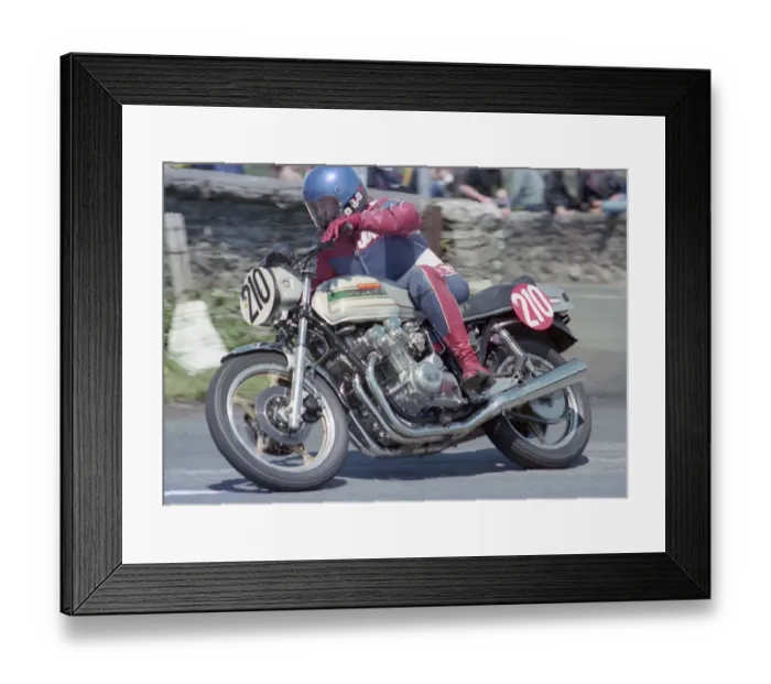 Framed Print : John Getty (G&H Suzuki) 1980 Southern 100 Framed Print : John Getty (G&H Suzuki) 1980 Southern 100