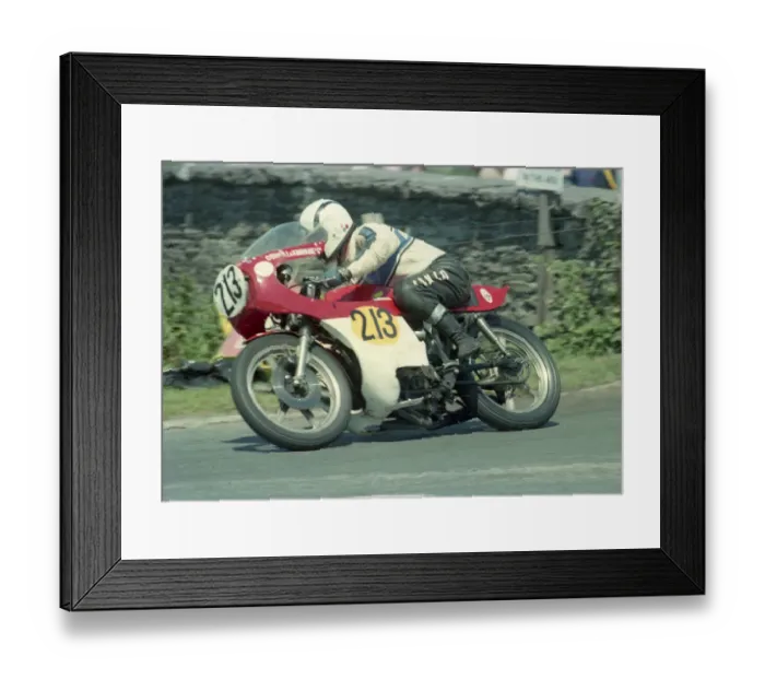 Framed Print : Jamie Watt (Honda) 1980 Southern 100