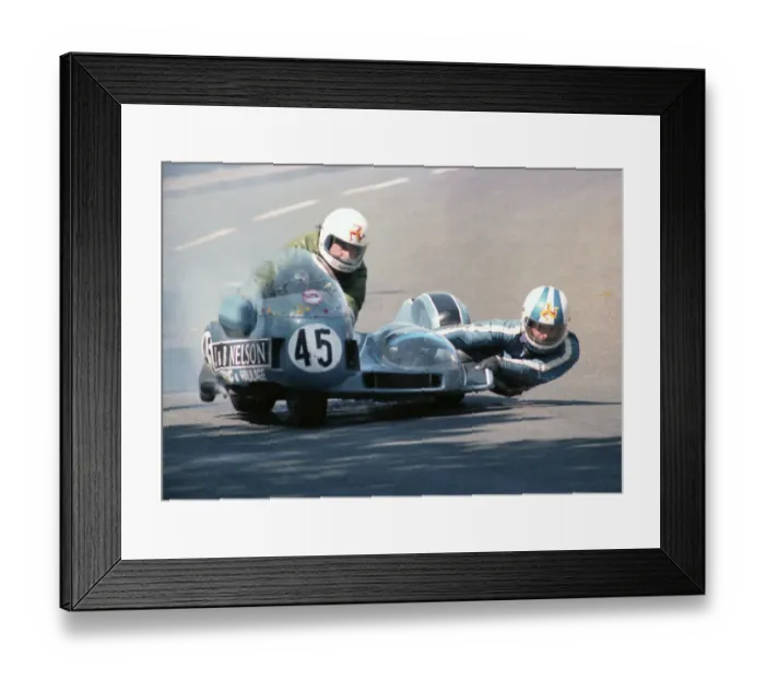 Framed Print : David Costain & Barry Costain (Honda) 1980 Southern 100 Framed Print : David Costain & Barry Costain (Honda) 1980 Southern 100