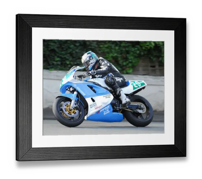 Framed Print : Pete Boast (Kawasaki) 2016 Lightweight Classic TT Framed Print : Pete Boast (Kawasaki) 2016 Lightweight Classic TT