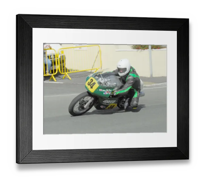 Framed Print : Bob Owen (Matchless) 2016 Senior Classic TT Framed Print : Bob Owen (Matchless) 2016 Senior Classic TT