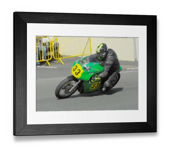 Framed Print : Dave Matravers (Paton) 2016 Senior Classic TT Framed Print : Dave Matravers (Paton) 2016 Senior Classic TT
